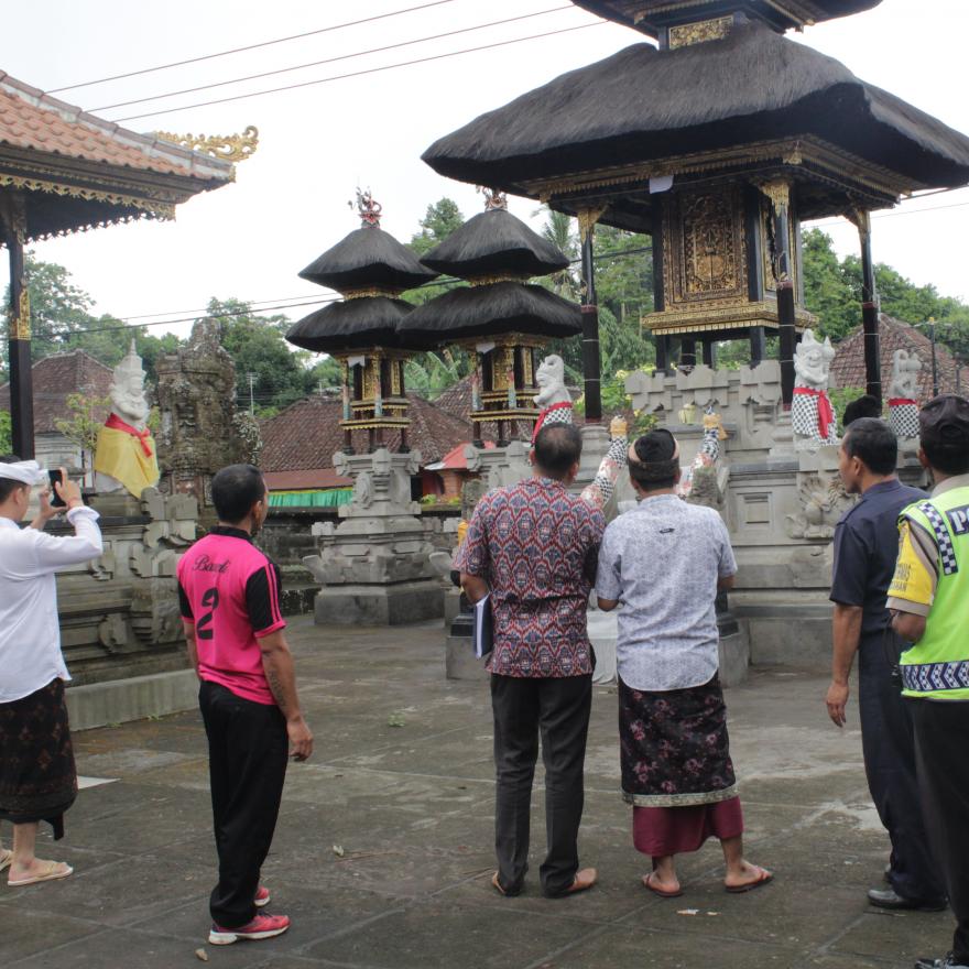 Dinas PMD Provinsi Bali Monitoring Kegiatan BKK Provinsi di Desa Sulahan